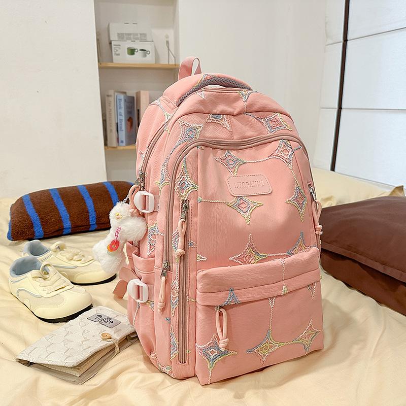 Japanese ins style junior high and high school student niche high-value schoolbag girl large capacity versatile commuting versatile backpack woman