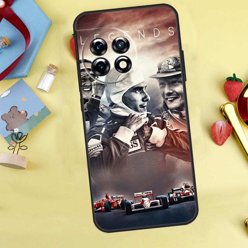 Ayrton Senna F1 Cover For OnePlus 13R 13 12 12R 11 10 Pro 8T 10T OnePlus Nord 4 CE 2 3 Lite N30 N10 N20 Case