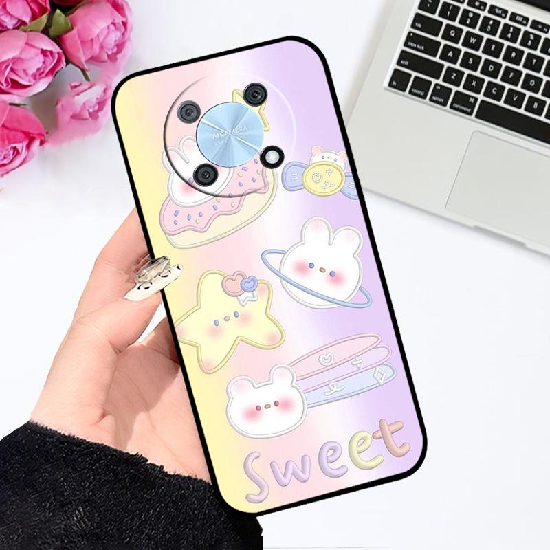 For Huawei Nova Y90 Case CTR-LX1 Cartoon Painted TPU Silicone Phone Cover For Huawei Enjoy 50 Pro Nzone 50 Pro Shockproof Bumper