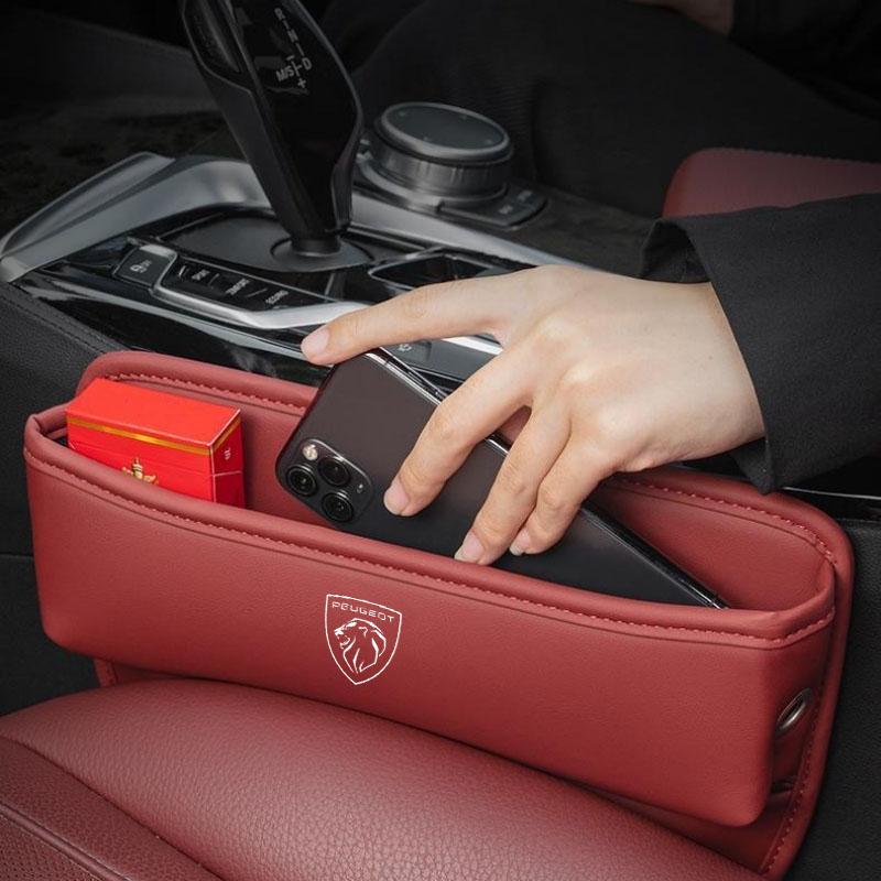 Auto Spezielle Sitzspalten-Aufbewahrungsbox Sitzspalten-Fänger für Peugeot 206 207 307 3008 2008 308 407 408 508 301 208 Auto Zubehör