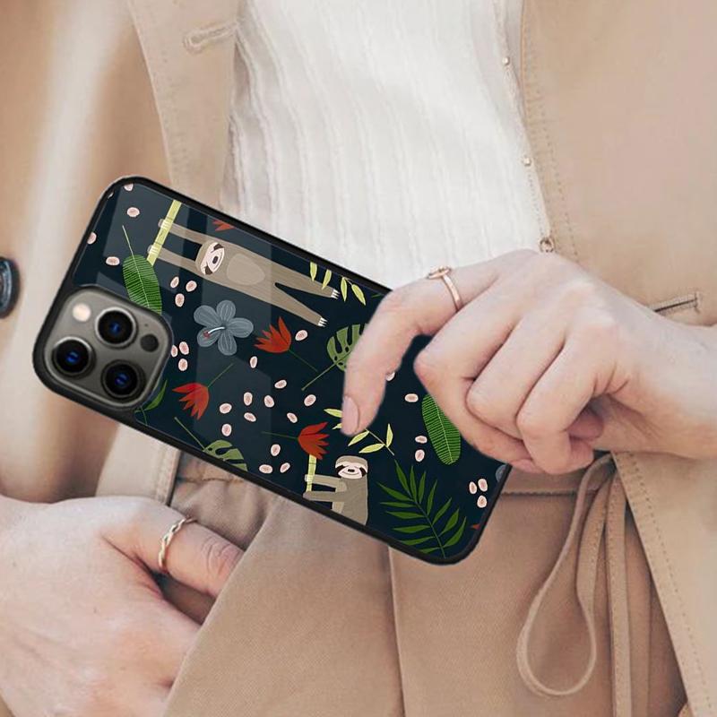Cute Sloth Animals Magnetic Phone Case For APPLE iPhone 17 Air 16 14 13 12 Pro Max 15 Plus Wireless Charge With MagSafe Cover
