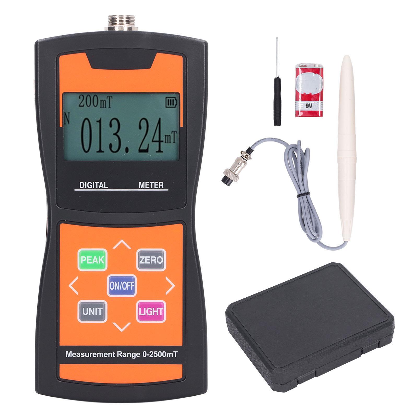 

Magnetic Field Detector Digital Display Gaussmeter Auto Ranging Auto Shutdown Tester
