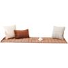 Plush Thickened Non-Slip Sofa Cushion Plaid Autumn and Winter Warm and Simple Living Room Solid Wood Sofa Cushion Cover Cloth