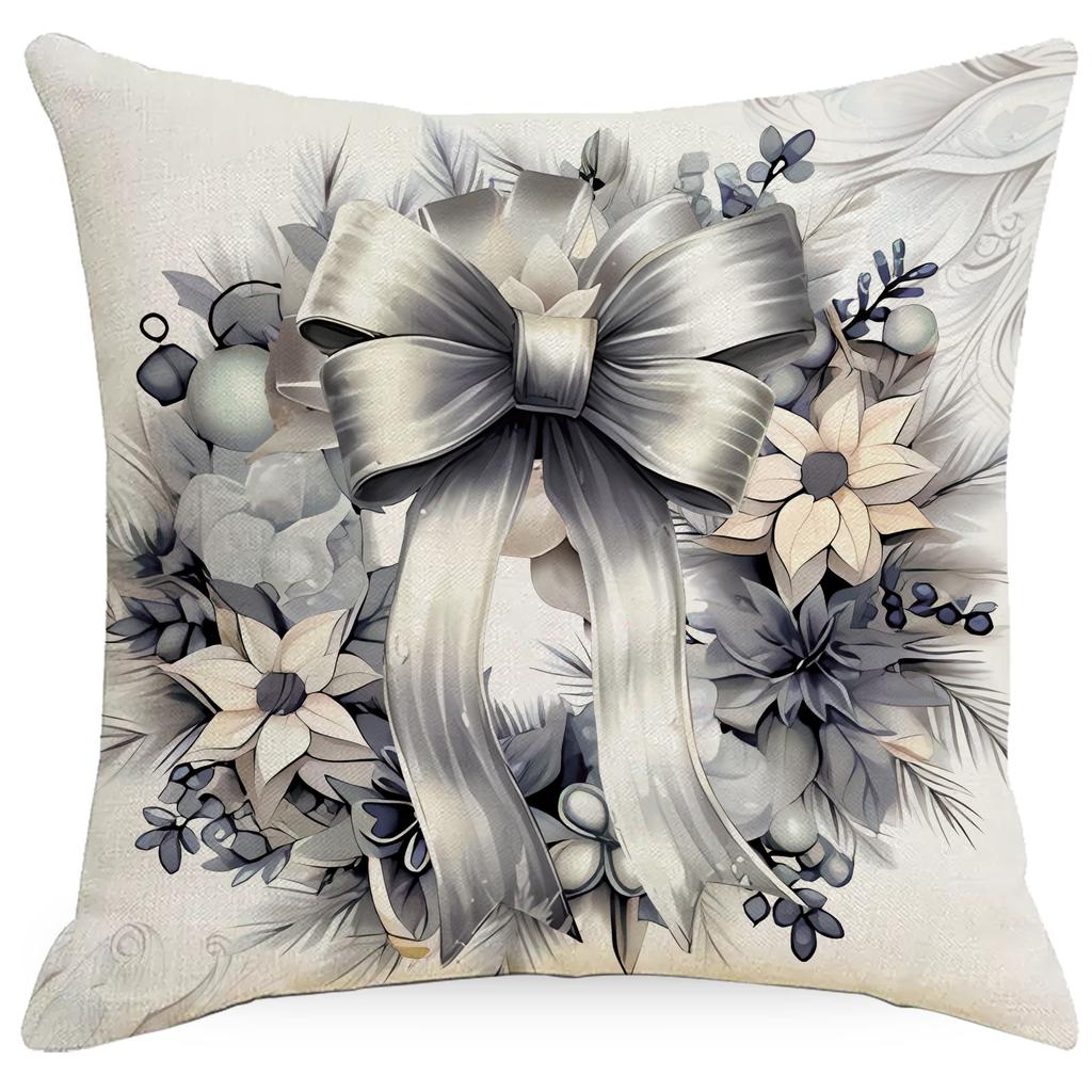 New Christmas Pillowcase Santa Claus Snowman Christmas Tree Home Sofa Cushion Decoration