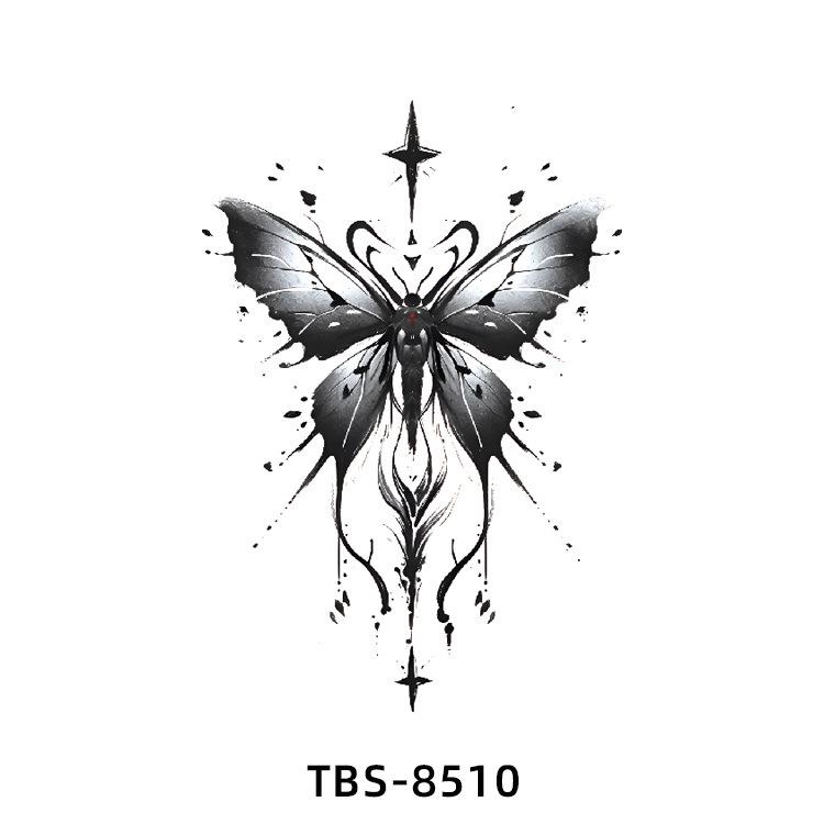 Realistiska Djurtotem Tatuering Klistermärken: Drake, Fenix, Tiger, Varg