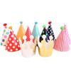 11-Piece Pompom Birthday Hat Set for Kids - Trendy Party Decoration & Dress Up