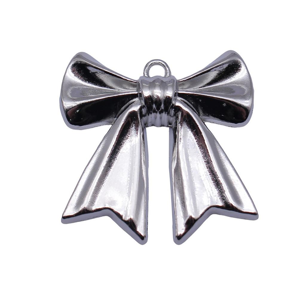 Pendants Bow With Crown Charms For Princess Themed Jewelry Making Alloy
