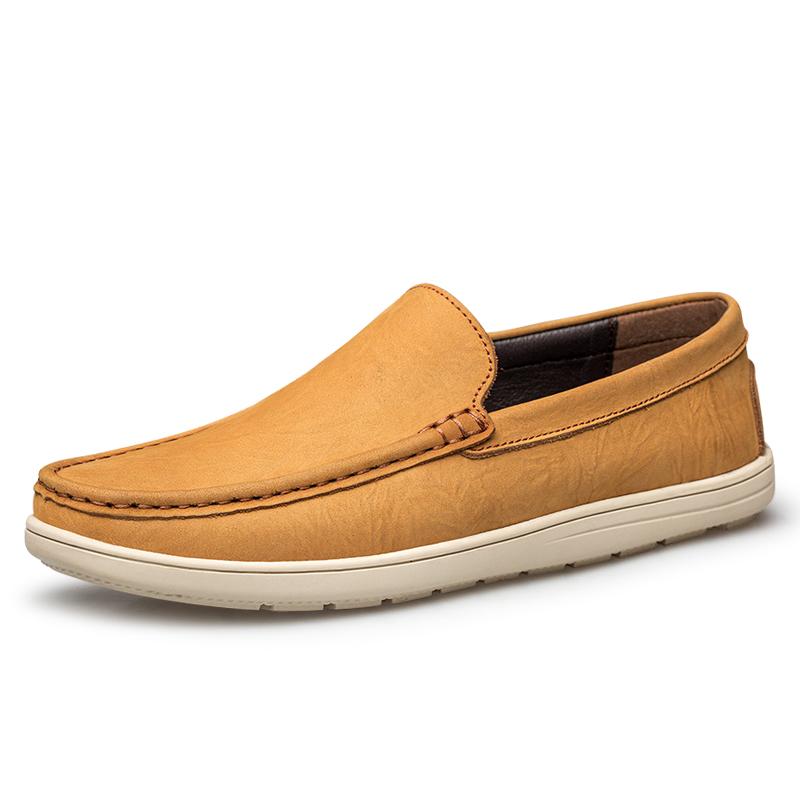 New Brand High Quality Men Loafers Genuine Leather Breathable Men's Casual Shoes Lightweight Male Driving Flats Moccasins Shoes