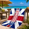 Stoke Football Club Beach Towel Microfiber Beach Towel, Lightweight and Quick-Dry, for Summer Travel, Swimming Pool Fan Birthday Gift