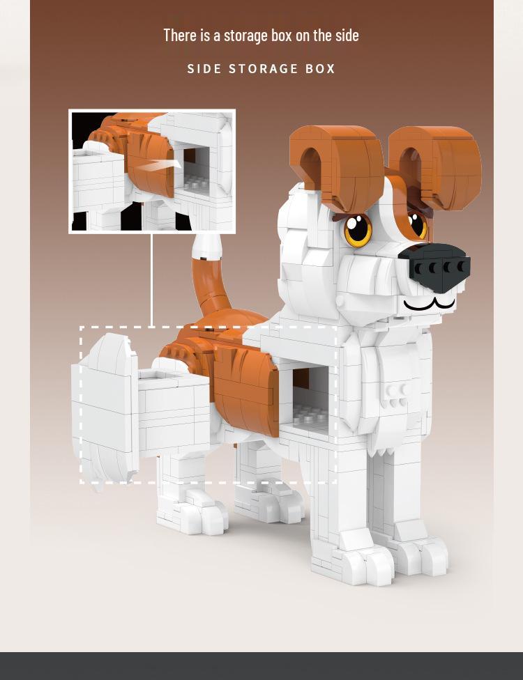BeleDi Adorable Pet Building Blocks: Husky, Cat, Dog Educational Toy & Gift