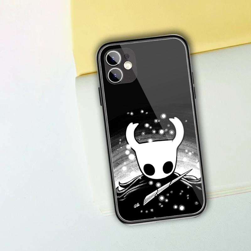 

Чохол для телефону Hollow Knight для IPhone 13 12 11 XS X 8 7 6 Plus Mini Pro Max SE 2022 Чорний PC TPU Glass Phone Cover iPhone 6 or 6S