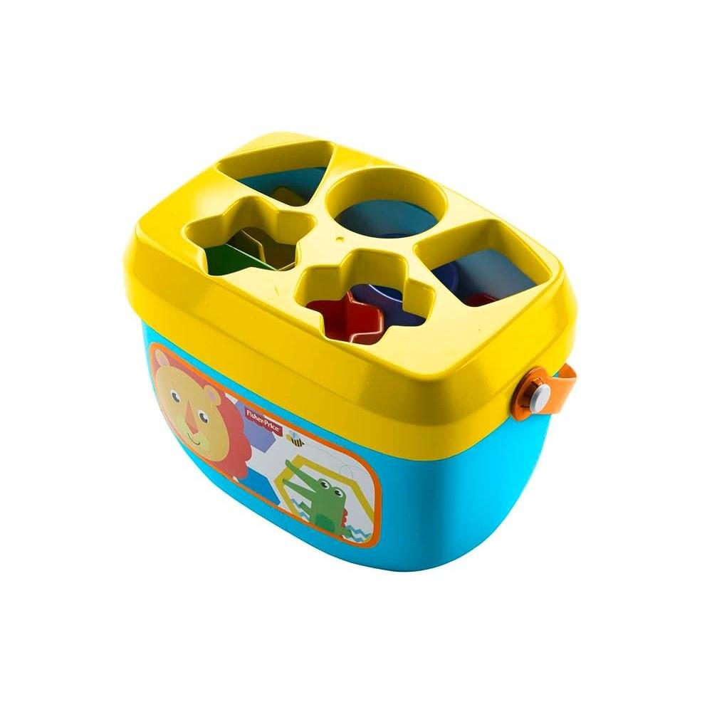 Fisher-Price Infant Rainforest First Blocks Set Educational Toy for Babies 6 Months+ FFC84