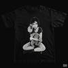 Leon The Professional Graphic T Shirt Mathilda Hold Gun Rabbit Doll Vintage Photo Print Short Sleeve Crew Neck Unisex Cult Movie Streetwear Tops Tees