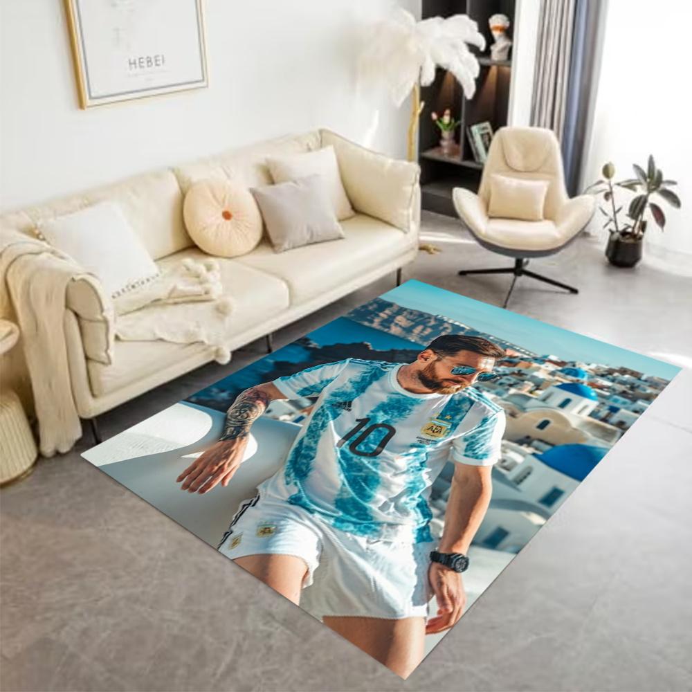 Lionel Messi Fc Barcelona Football Stars Floor Mat Suitable For Hallway Living Rooms Outdoor Playrooms Antislip Carpet Anime Office Decor Wedding Part