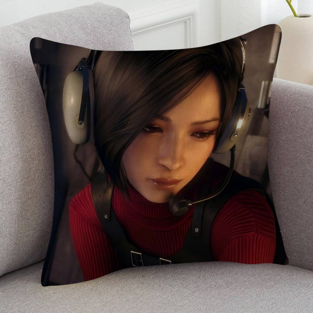 GAME Resident Evil Cushion Cover Car Throw Pillow Case For Sofa Car Christmas Gift xcm xcm