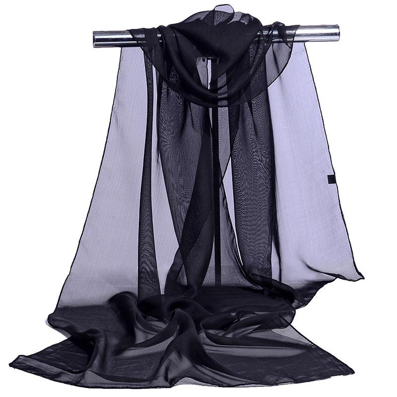 1Pc Solid Color Fashion Neck Protection Scarf Versatile Scarf Texture 160cm Shawl Long Scarf