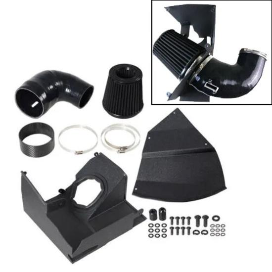 Hochwertiges Leichtgewichtige Aluminiumlegierung Kaltluftansaug-Kit für 2019-2022 BMW 320I 330I G20 G21 B48 Motor Schwarz IP-1021