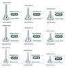 45pcs Large Head Thumb Screws Durable Round Head Screws GB834 Knurled Screws  Construction