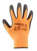 Latex-coated polyester work gloves (crincle), 3131X, size 10
