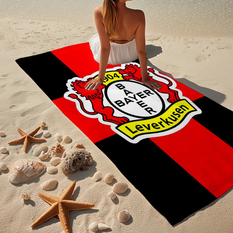 Fußballverein Wappen Löwe Strandtuch, Superweiche Mikrofaser, Geschenk für Sie/Ihn, Geburtstag, für Pool, Strand, Reisen, Heimdekoration Fan-Geschenke