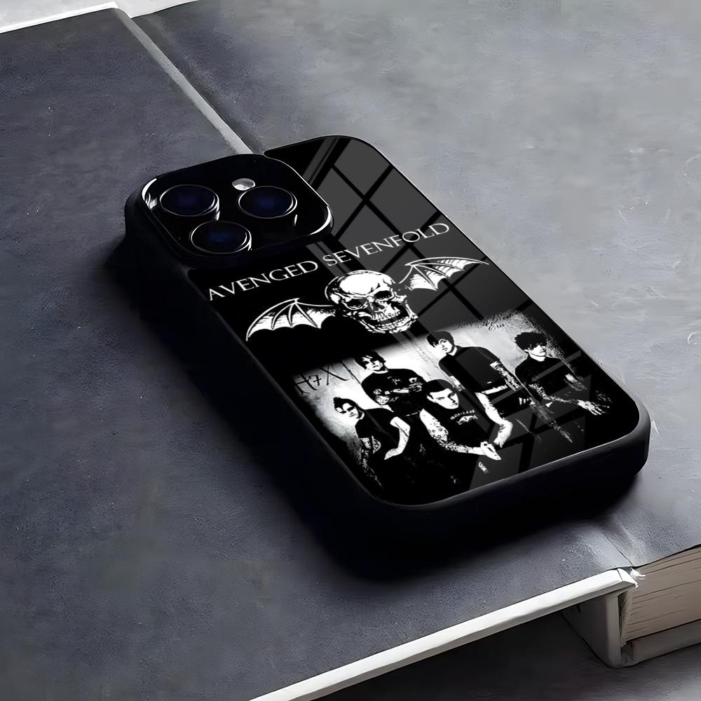 Coque de téléphone Avenged S-Sevenfold R-Rock Pour IPhone 17 Pro Max 16 15 14 13 11 Pro Max Plus Coque de téléphone en verre