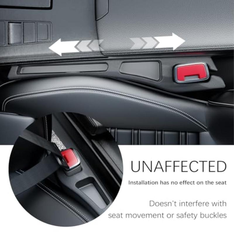 Car Seat Gap Filler Organizer, Anti-drop Silicone Gap Plug, Universal Non-slip Car Storage Solution, Say Goodbye to Falling Sundries