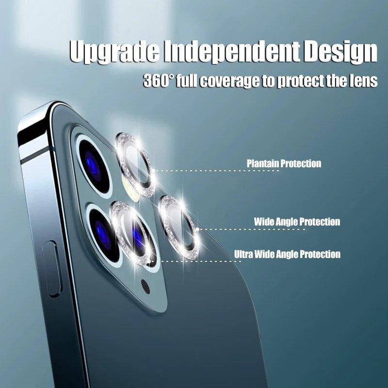 3Pcs Camera Lens Protector For iPhone 11 12 13 14 15 Pro Max Mini Protective Glass For iPhone 14 15 Pro Max Camera Lens Glass 4