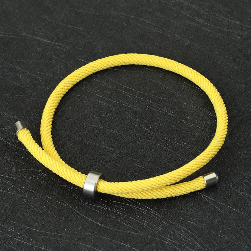 Noter New Lucky Rope Bracelet Unisex Stainless Steel Clasp Adjustable Braclet Friendship Jewelry Accessories Gift For Lovers