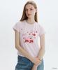 CLOVE [26Sm Clove] Minnie_Crop T-Shirt (Pink)