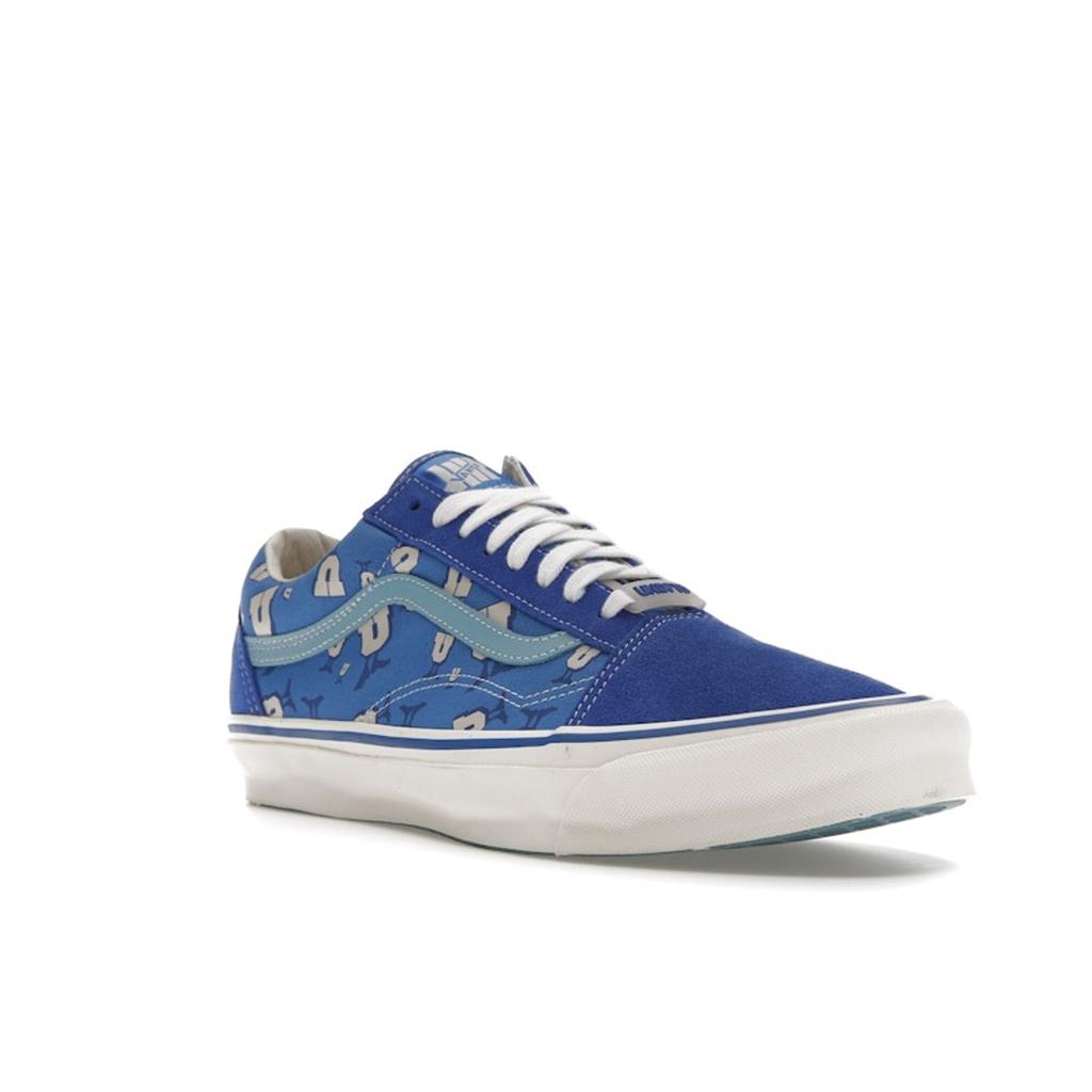 Undefeated x Vans OG Old Skool LX U-Man - Blue Lolite Unisex Sneakers Marshmallow VN0A4P3X7AG