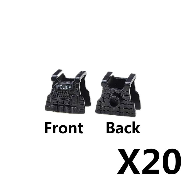 Military MOC Soldier Figure MOC Building Blocks Special Forces Accessory Alpha Helmet Vest Backpack Belt Kit Mini Toy Gifts K127