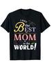 Hearts Flowers Happy Mother I Have The Best Mom In The World T-Shirt