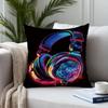Set of 4, Gaming-Themed Pillow Covers Featuring Designs of Game Controllers And Headphones, Stylish And Trendy, Available In Multiple Sizes Including