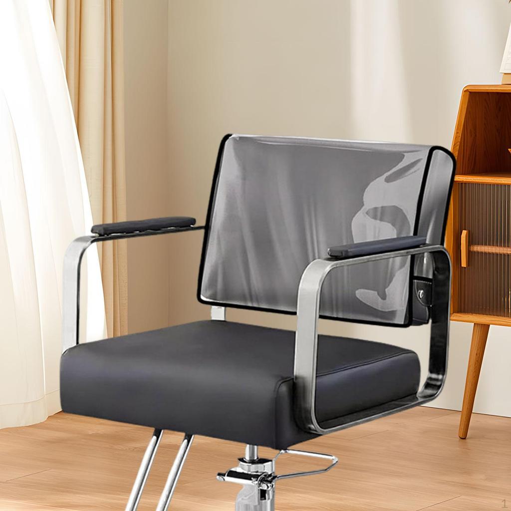 Chair Back Cover for Hairdressing Chairs Clear And Waterproof Office Salon