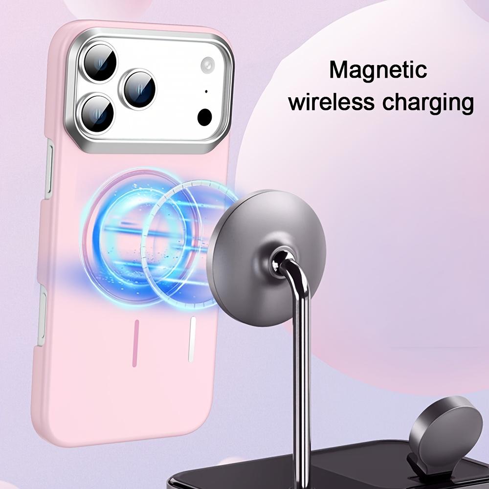 Metal Camera Magnetic Phone Case for For Iphone 17 13 14 1Plus 16 16 Pro Max 17Air Wireless Charging For Cover