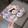 Girls' Sandals Summer New Style Baby Girl Princess Sandals Cartoon Cute Soft Sole Toddler Foot Protection Walking Shoes
