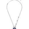 nff dot heart necklace-navy