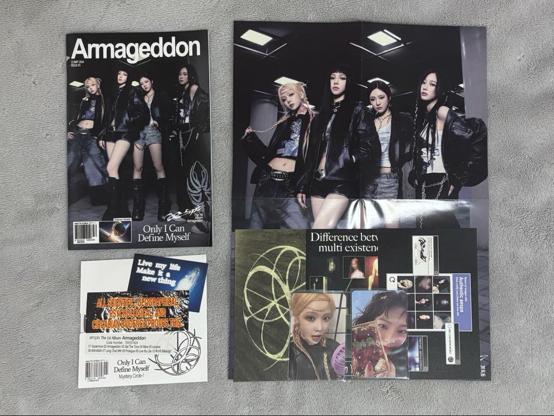 

[USED] aespa armageddon japan exclusive no missing