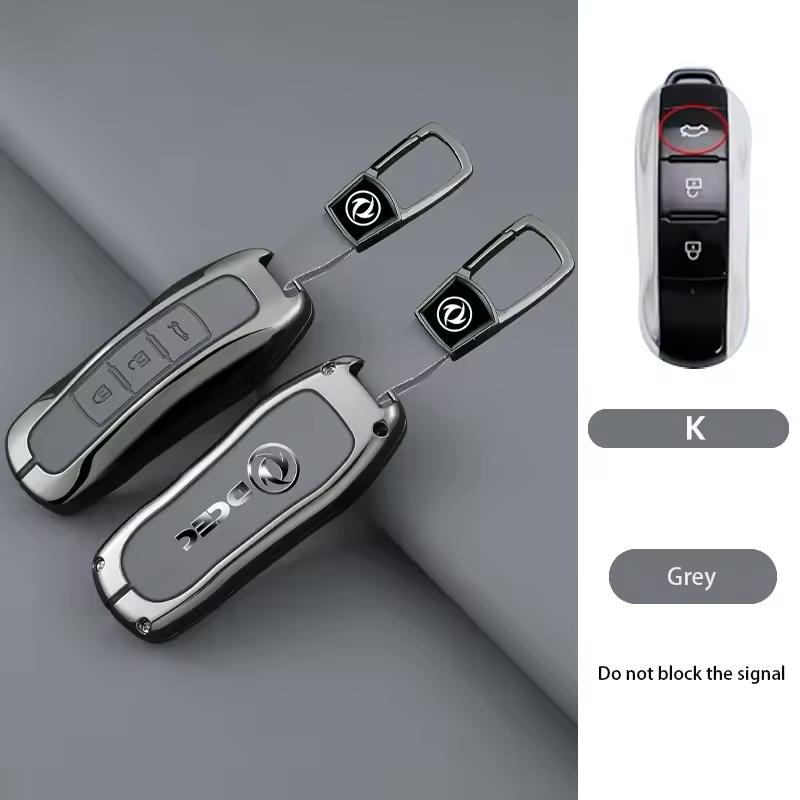 3 button car keychain case, suitable for Dongfeng Fengxing Fengguang ix5 580 ix7 Seres Sf5 2021 car keychain keychain accessorie