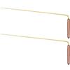 2 Pieces Pure Copper Metal Detecting Rods Metal Detector For Divination/Treasure Hunting Tools For DURABLE Copper