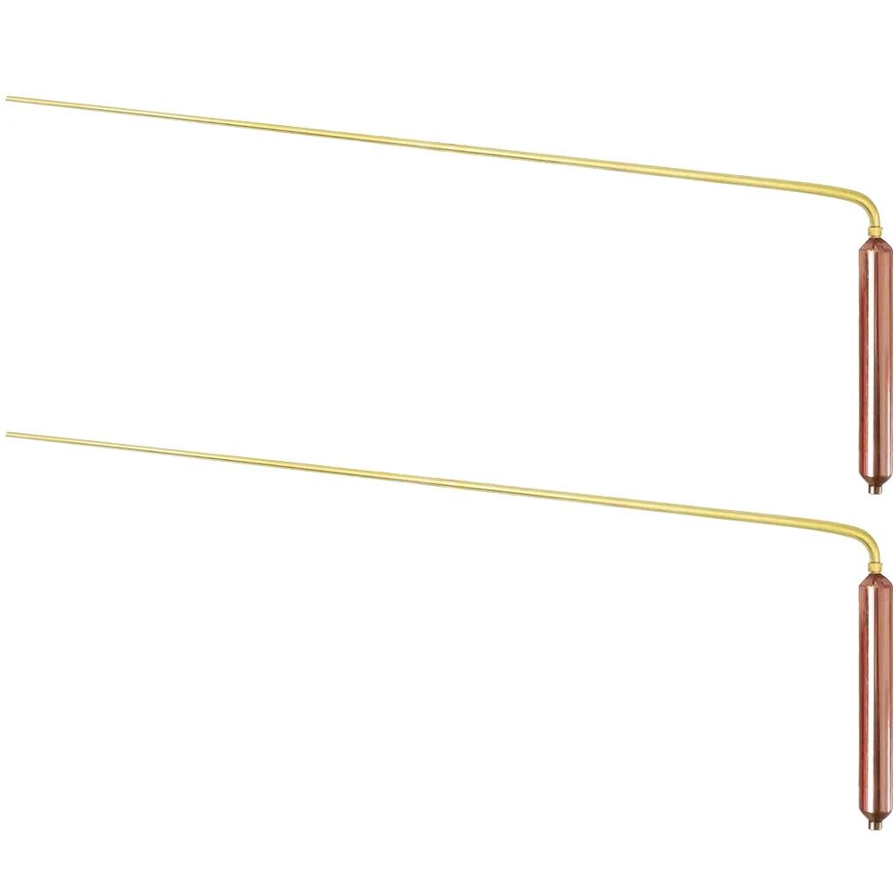 2 Pieces Pure Copper Metal Detecting Rods Metal Detector For Divination/Treasure Hunting Tools For DURABLE Copper
