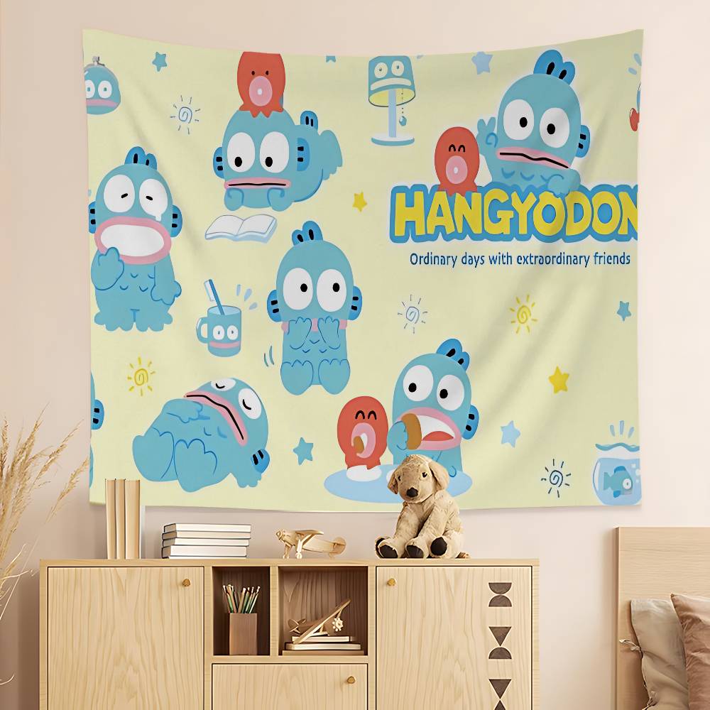 HHangyodonS Cartoon Hanging Bohemian Tapestry Bohemian Wall Tapestries Mandala Cheap Hippie Wall Hanging