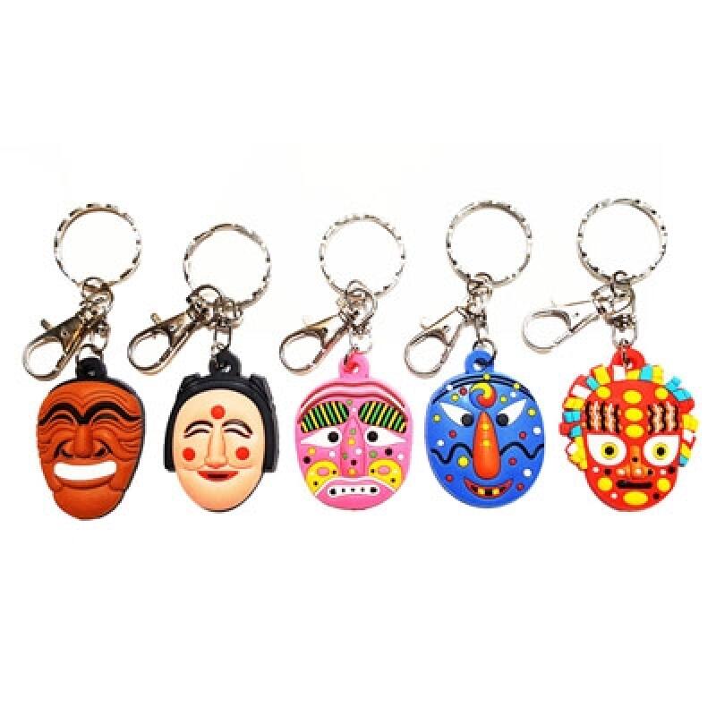 Labaque Korean Traditional Mask Keychain (5 pieces)