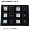 Stainless Steel Transparent Gemstone Display Box for Loose Diamonds and Colored Stones