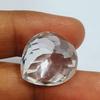 CERTIFIED 21 Ct Natural Ceylon White Sapphire Heart Shape Loose Gemstone Cut h9C33