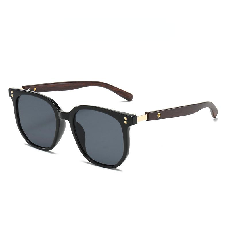Retro Sunglasses Fashion Square Glasses Vintage Sunglasses Women Wood Eyewear EMA