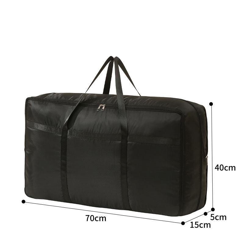 Tragbare Kleider- und Deckenaufbewahrungstasche, große Kapazität, Daunenjacken-Organizer-Tasche mit Reißverschluss, Schrank-Organizer, Platzsparend