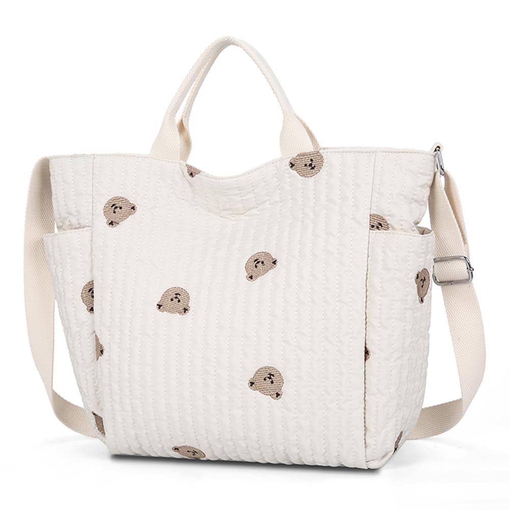Women Baby Diaper Crossbody Bag Adjustable Strap Cartoon Baby Nappy Bag Mommy Tote Handbag Female Outdoor Daily Bag