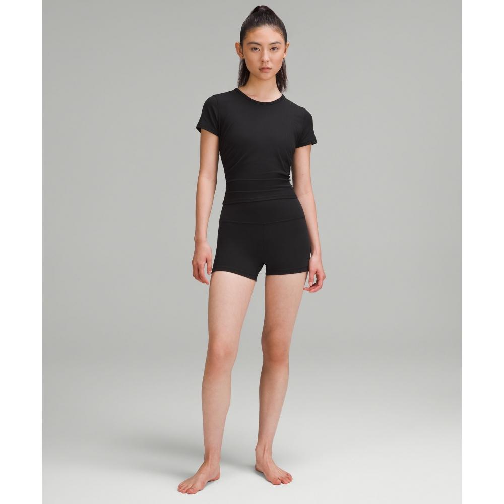Lululemon All IT Takes Ribbed Nulu T shirT Black
