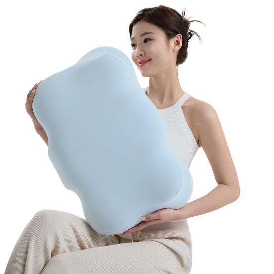 Ergonomic Sleeping Pillow Memory Foam Contour Pillow with Arm Tunnel Dual-Height Neck Support Pillow for Side Back Stomach Sleepers